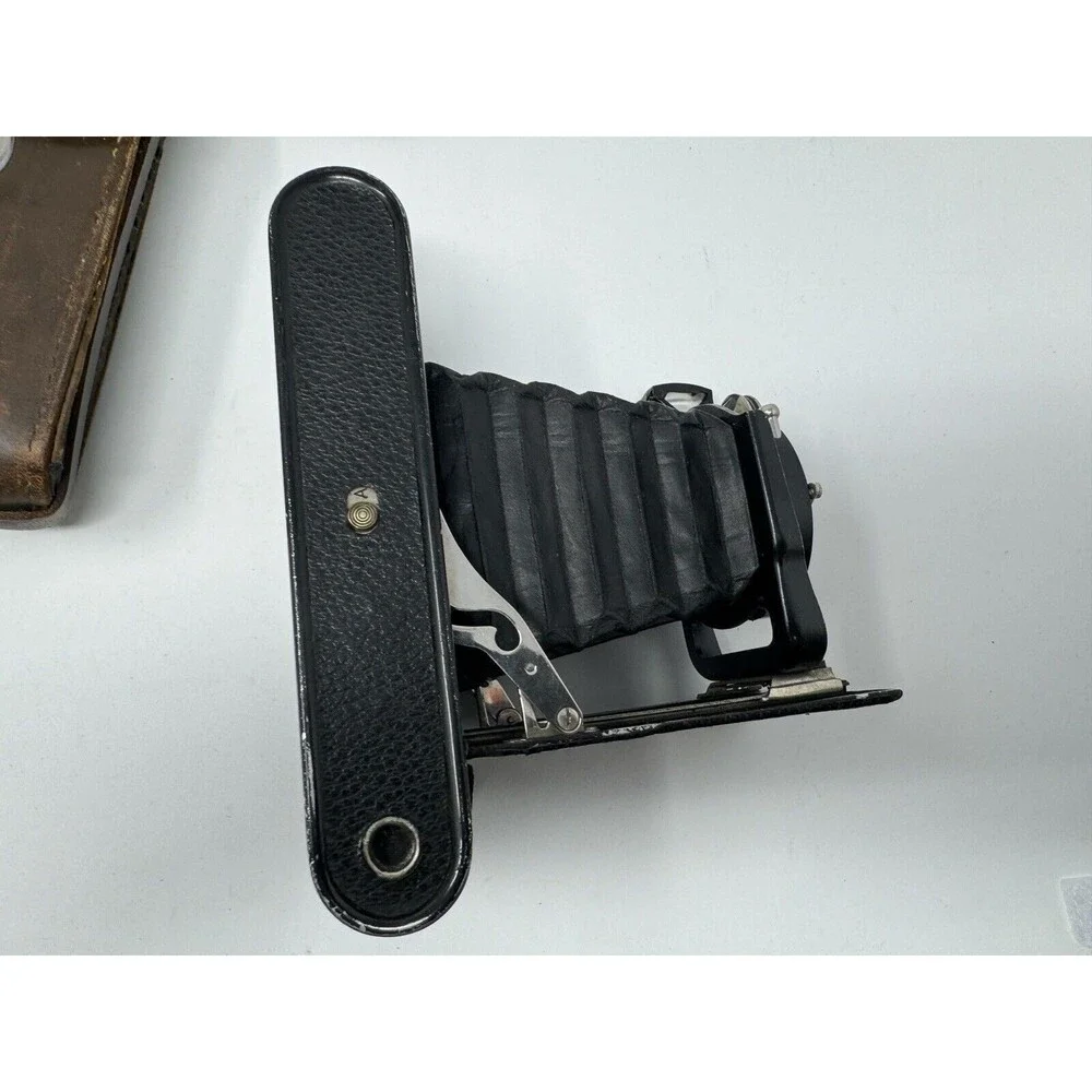 ORIONWERK PLATE CAMERA W/Leather Case Antique (Nonfunctional /For parts)